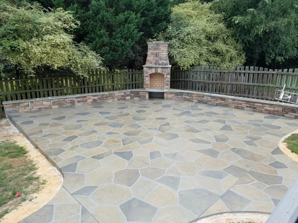 Patio and Entertaining Space Concrete Overlay by Unique Concrete Design LLP - Photo 16