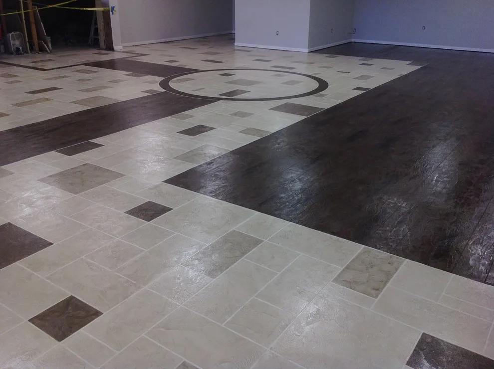 Colored Interior Concrete Flooring by Unique Concrete Design LLP - Photo 9
