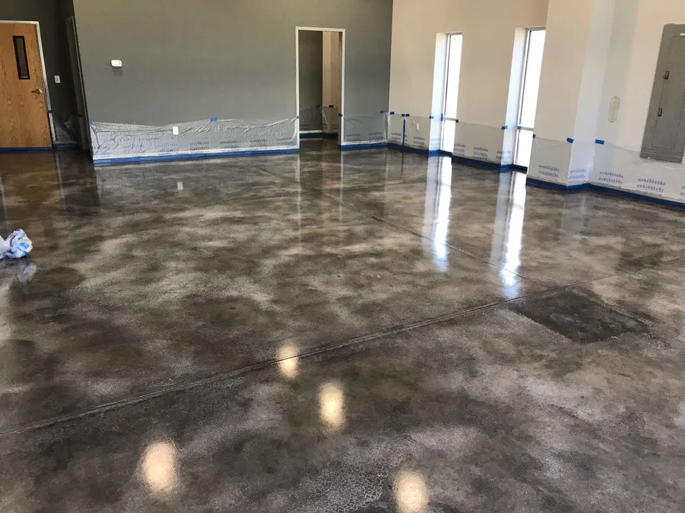 Colored Interior Concrete Flooring by Unique Concrete Design LLP - Photo 7