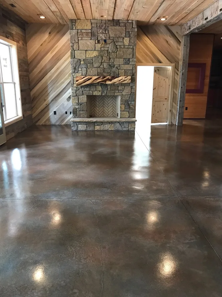 Colored Interior Concrete Flooring by Unique Concrete Design LLP - Photo 8