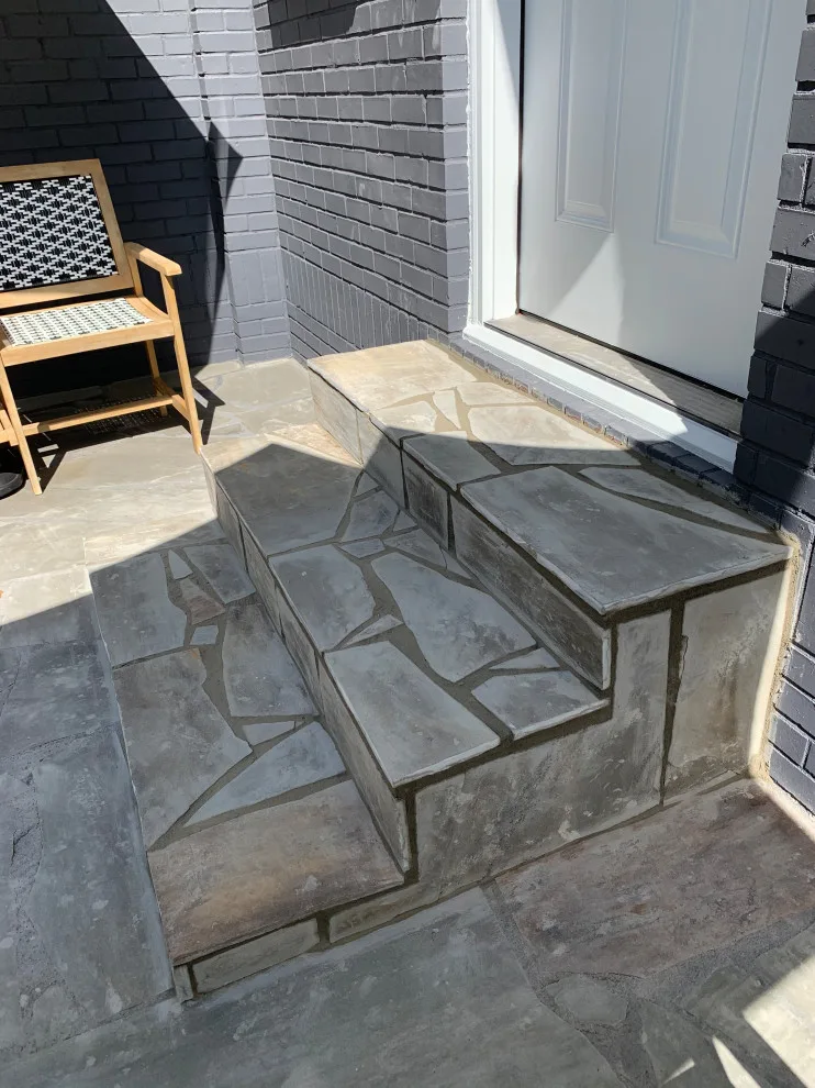 Installation of Flagstone Steps by Gonzalez Construction Co - Photo 2