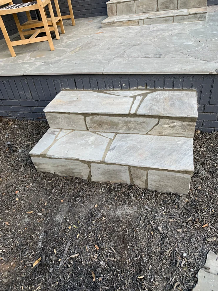 Installation of Flagstone Steps by Gonzalez Construction Co - Photo 3