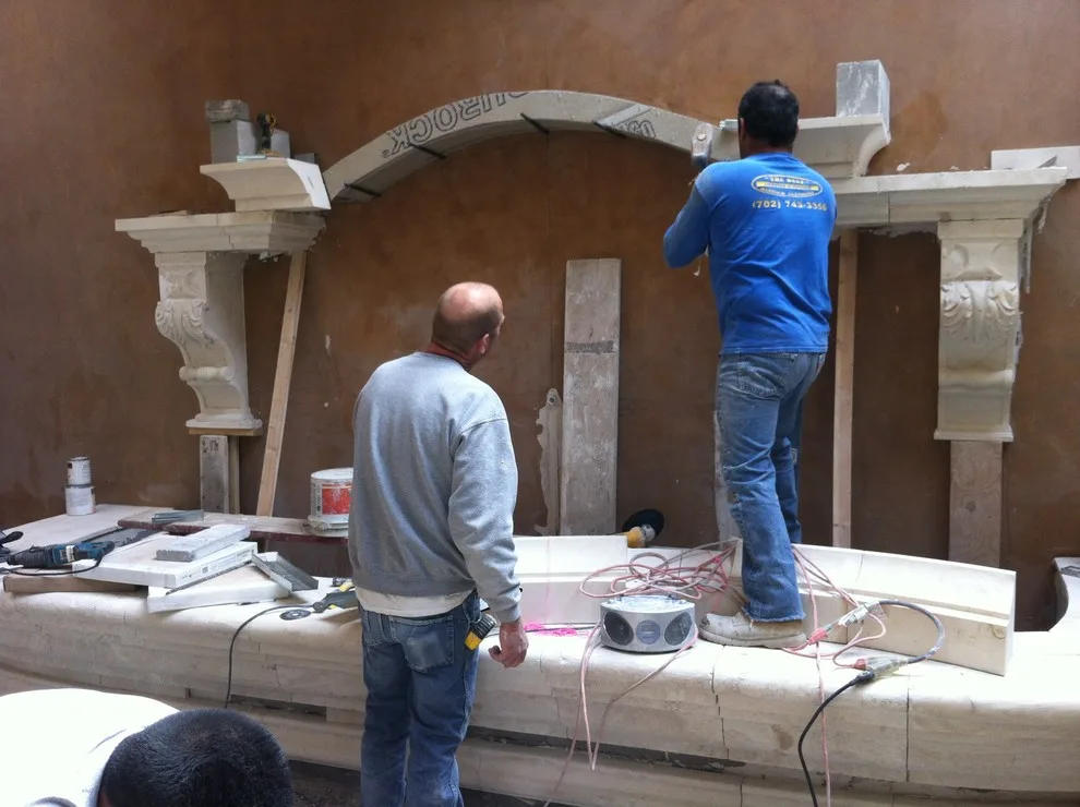 Molding Installation by Stone Designs - Photo 2