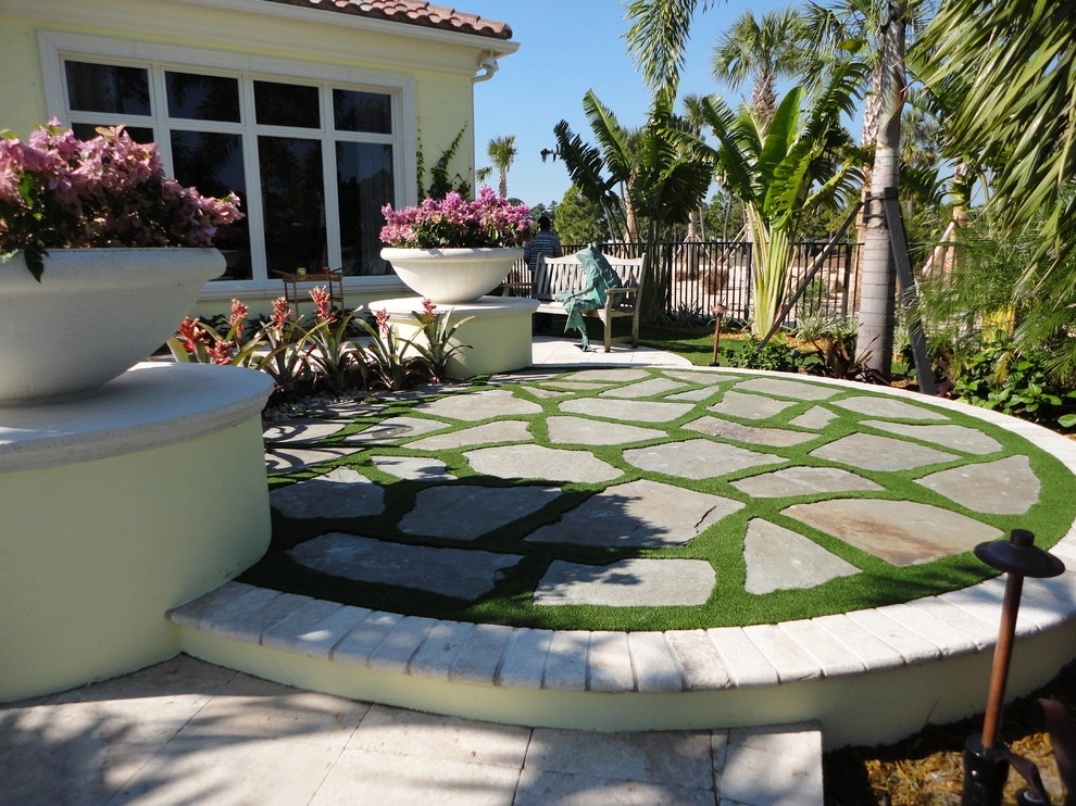 Synthetic Grass Paver Strips by Synthetic Turf International - Florida - Photo 16