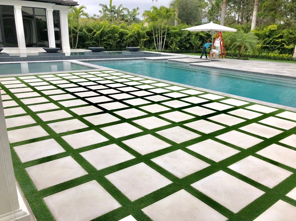 Synthetic Grass Paver Strips by Synthetic Turf International - Florida - Photo 10