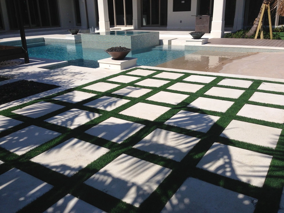Synthetic Grass Paver Strips by Synthetic Turf International - Florida - Photo 19