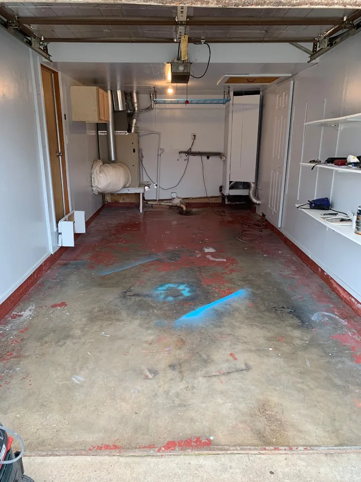Single Vehicle Garage Floor Renovation by RTP Concrete Coatings - Photo 3