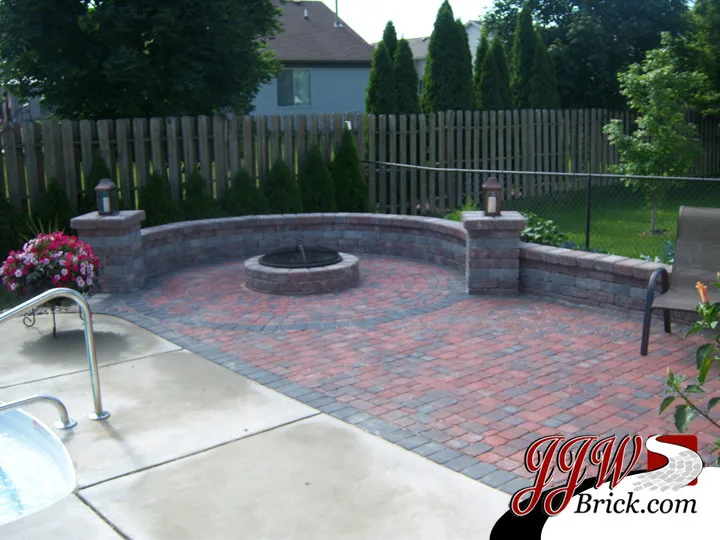 Patio Firepit Images by JJW Brick.com - Photo 11