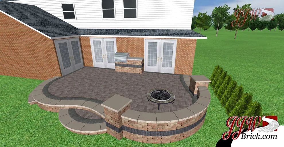Patio Firepit Images by JJW Brick.com - Photo 10