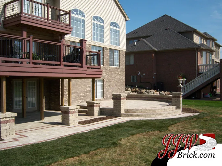 Paver and Stone Patio Images by JJW Brick.com - Photo 8