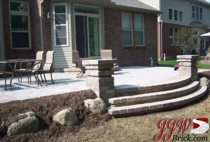 Paver and Stone Patio Images by JJW Brick.com - Photo 2