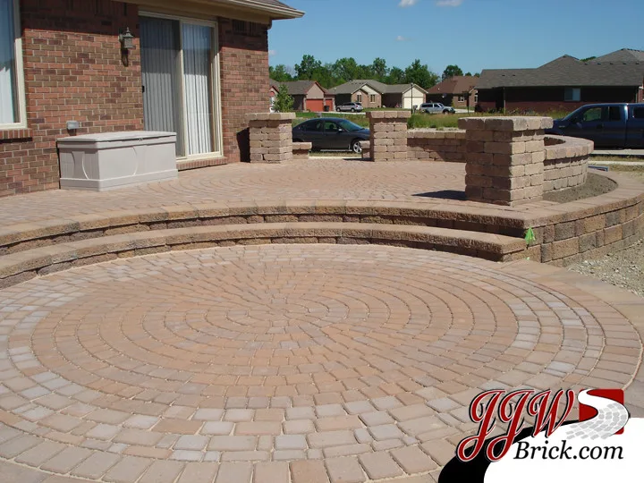 Paver and Stone Patio Images by JJW Brick.com - Photo 13