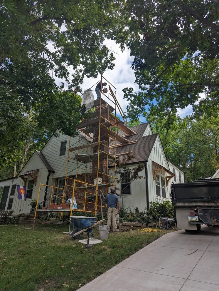Chimney Renovation by Markuson Mark III Construction - Photo 5