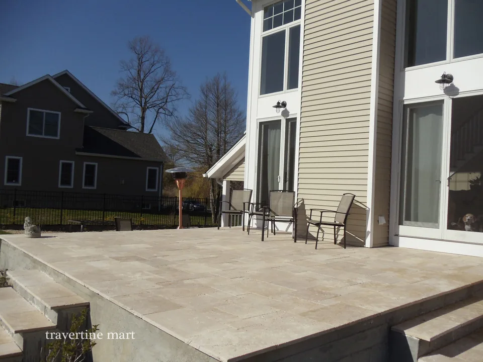 Travertine Pavers in Walnut Color by Travertine Mart - Photo 7
