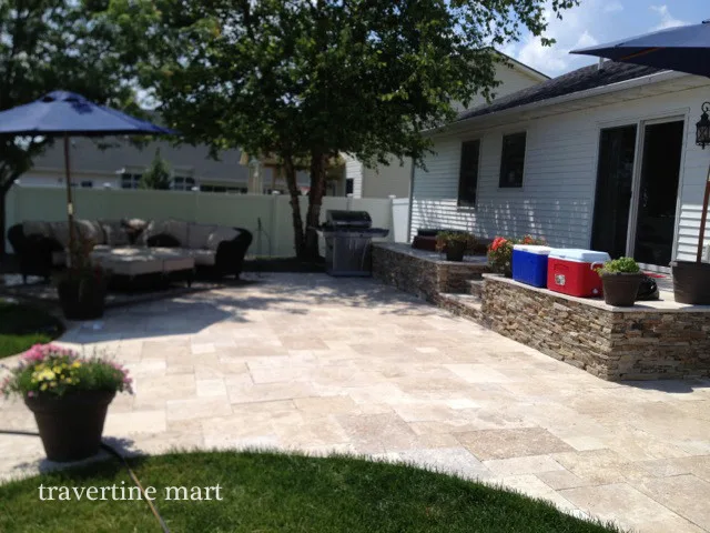 Travertine Pavers in Walnut Color by Travertine Mart - Photo 5