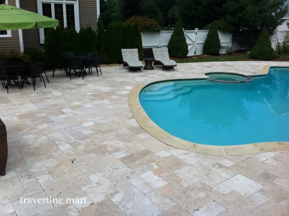 Travertine Pavers in Walnut Color by Travertine Mart - Photo 14