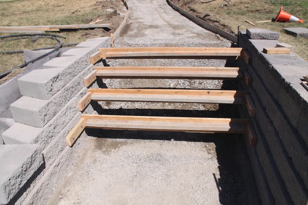 Walnut Walkway Retaining Wall by RockHard Concrete - Photo 8