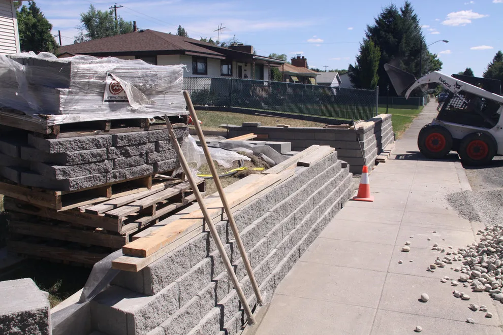 Walnut Walkway Retaining Wall by RockHard Concrete - Photo 4
