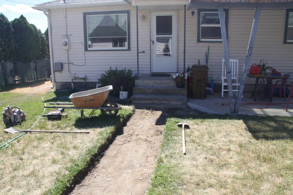 Walnut Walkway Retaining Wall by RockHard Concrete - Photo 3