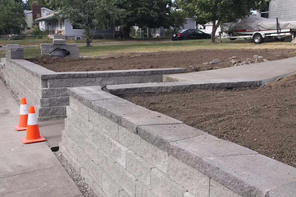 Walnut Walkway Retaining Wall by RockHard Concrete - Photo 9