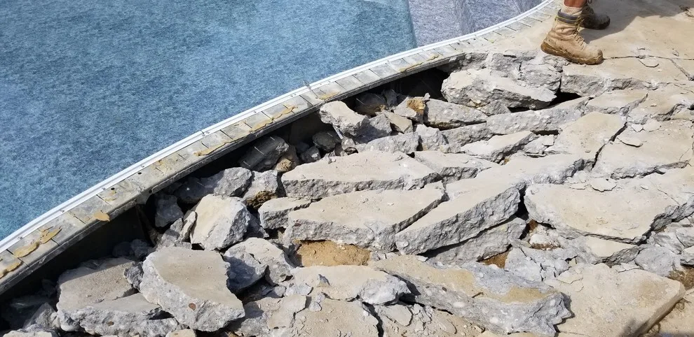 Westhampton Swimming Pool Refurbishment by Legacy Brick & Stone - Photo 3