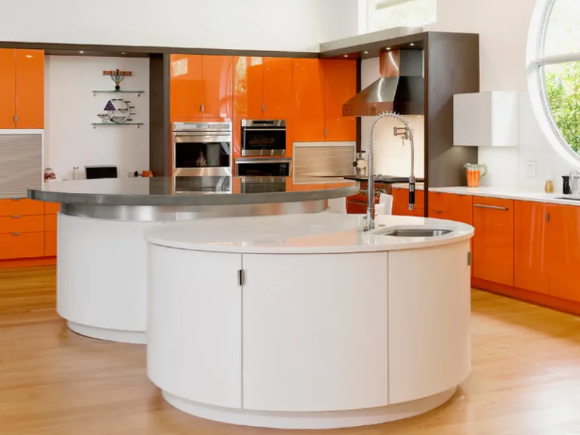 9-Foot Wide Concrete Kitchen Island by Thiel Studios - Photo 4