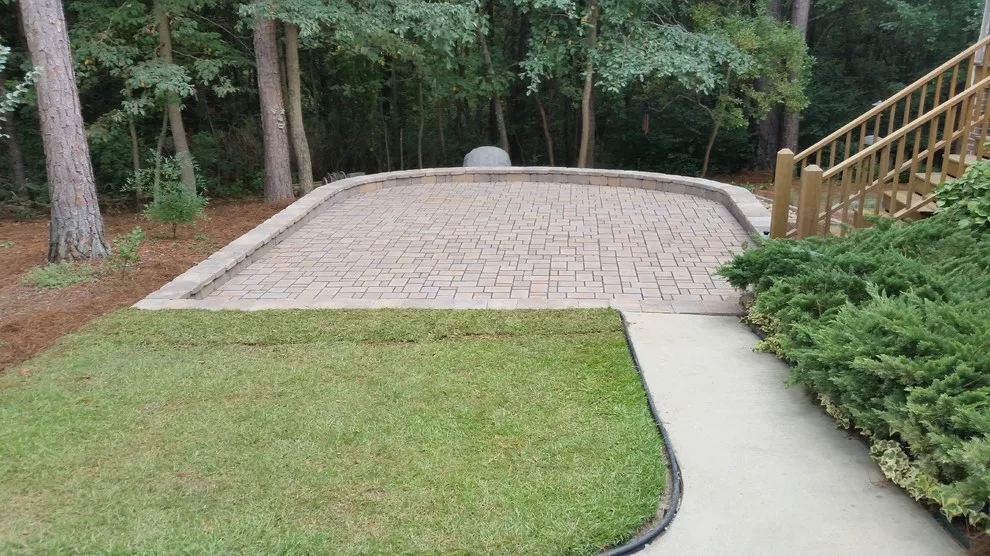 Elevated Permeable Patio | Lugoff, SC by Tranquil Escapes LLC - Photo 3