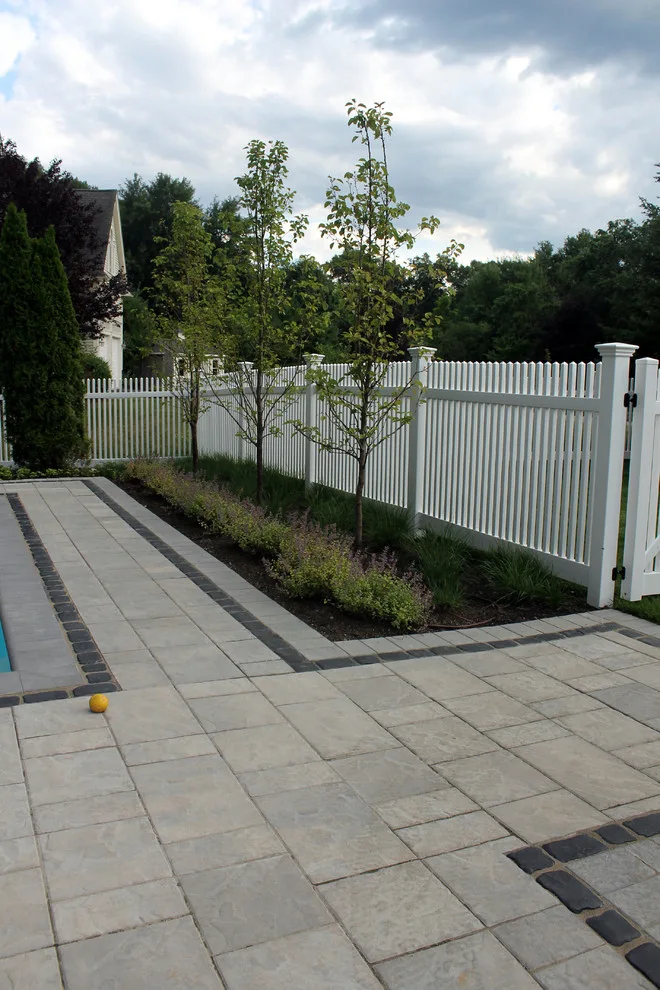 Andover, MA Paver Pool Deck and Natural Stone Walls by Premier Pavers & Hardscape Co - Photo 4