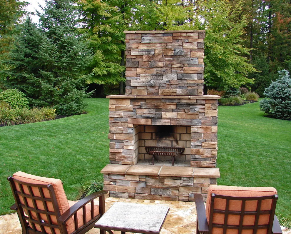 Northern Ohio Outdoor Fireplaces and Fire Pits by Land Creations Landscaping Inc. - Photo 6