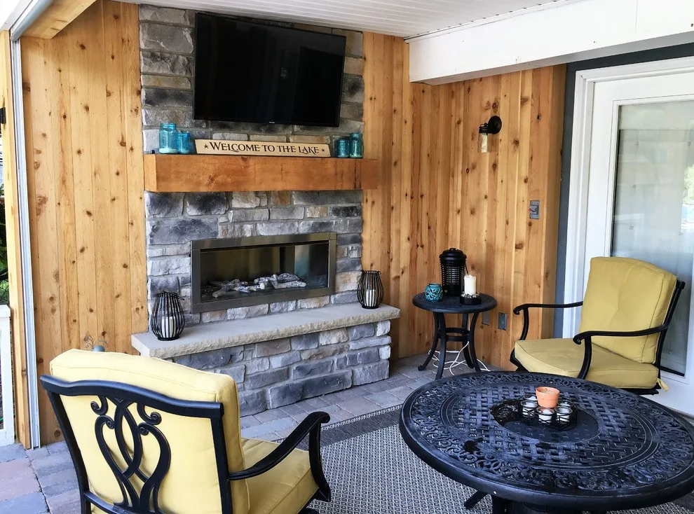 Northern Ohio Outdoor Fireplaces and Fire Pits by Land Creations Landscaping Inc. - Photo 16