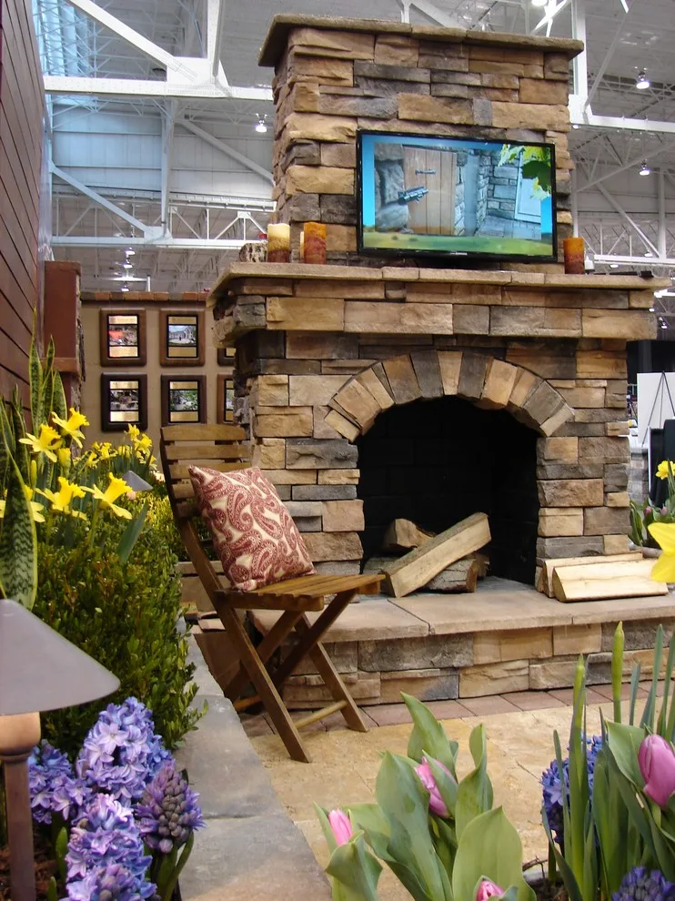 Northern Ohio Outdoor Fireplaces and Fire Pits by Land Creations Landscaping Inc. - Photo 9