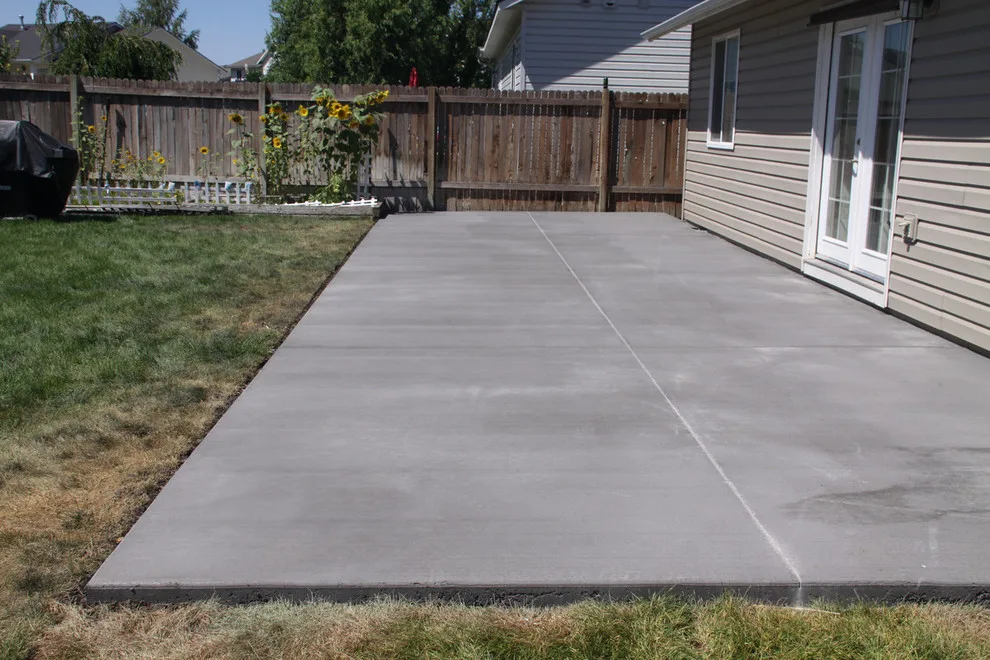 Colored Concrete for Back Patio by RockHard Concrete - Photo 3