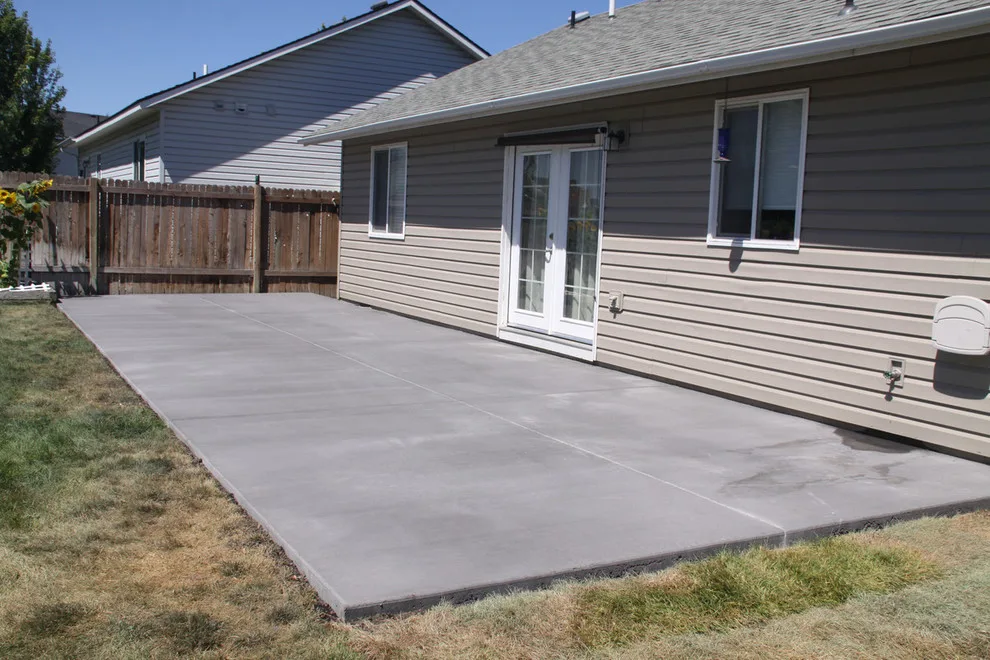 Colored Concrete for Back Patio by RockHard Concrete - Photo 2