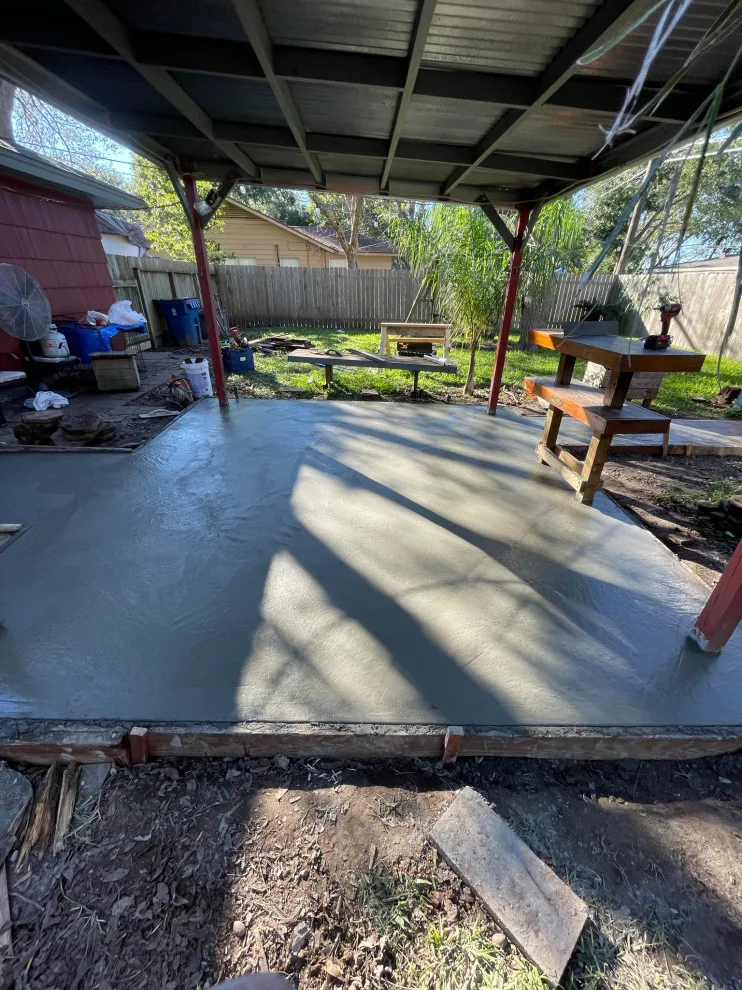 Rear Deck by Flores Concrete - Photo 9