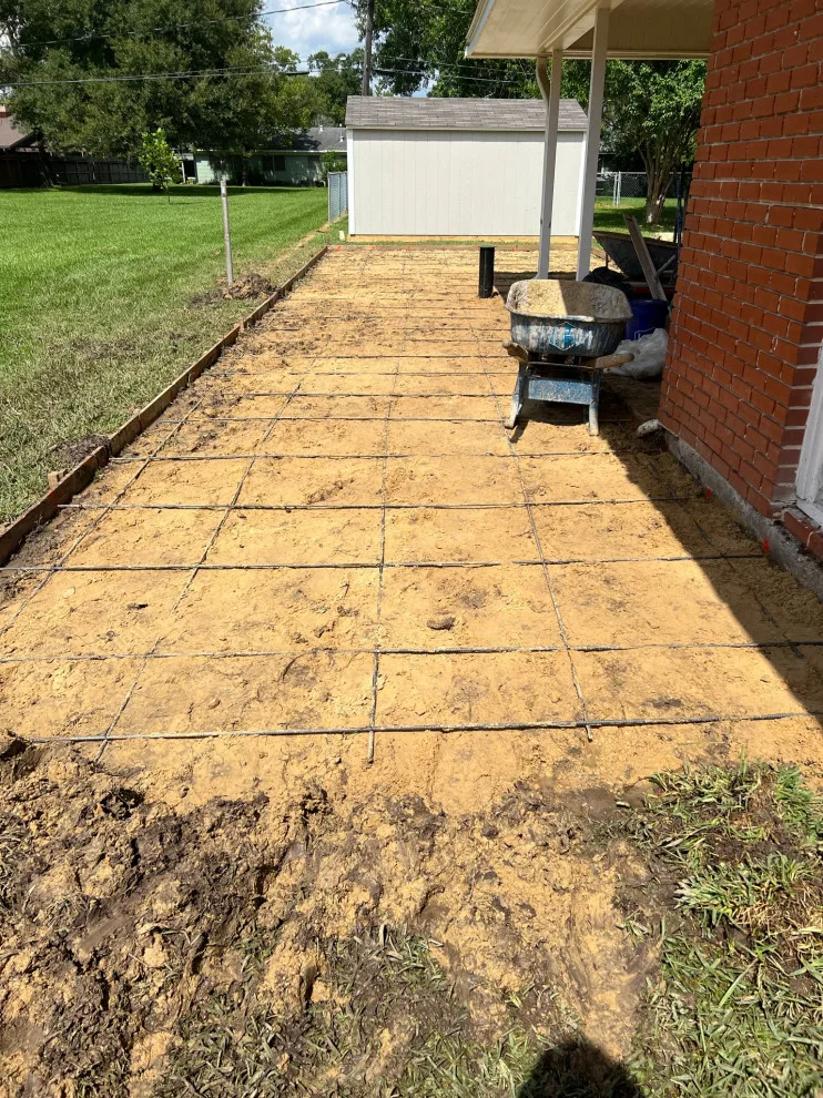 Rear Patio Stamp A by Flores Concrete - Photo 32