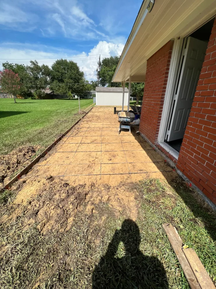 Rear Patio Stamp A by Flores Concrete - Photo 17