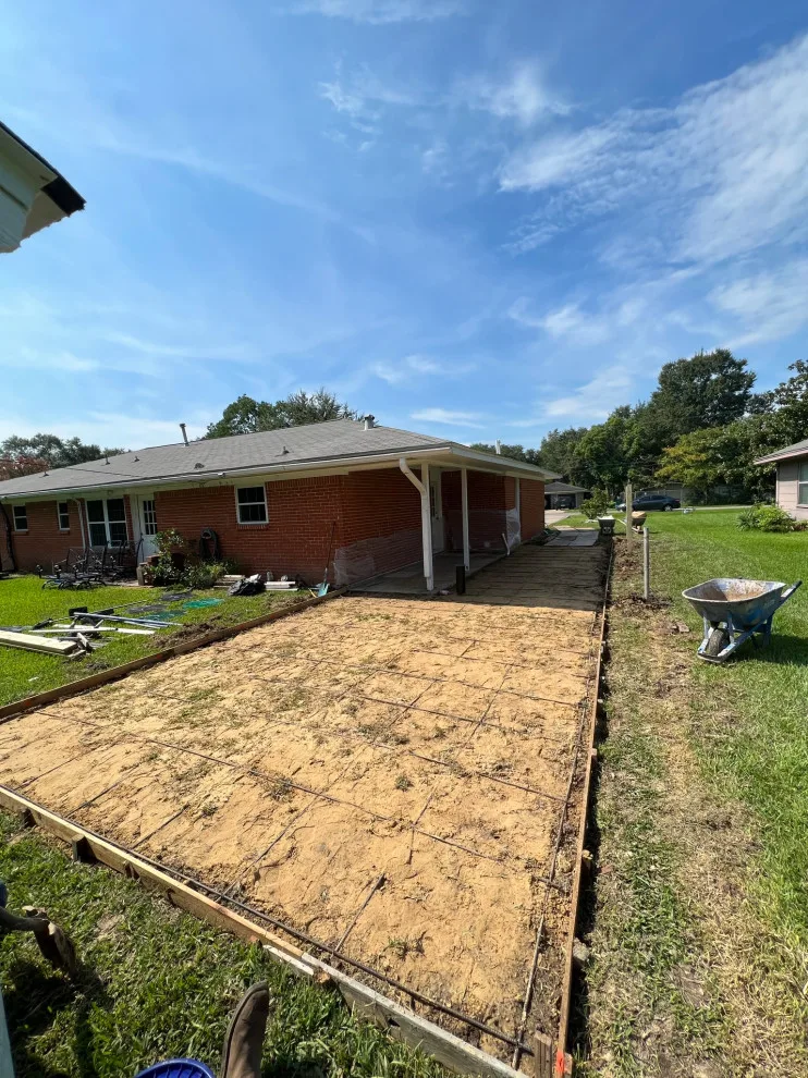 Rear Patio Stamp A by Flores Concrete - Photo 9