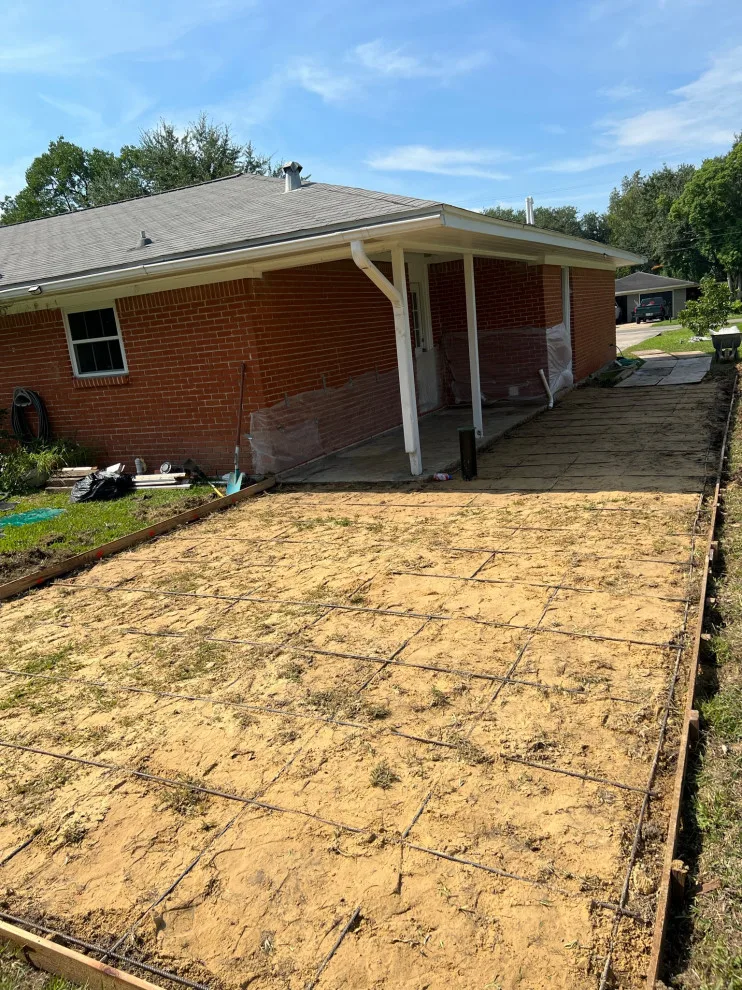 Rear Patio Stamp A by Flores Concrete - Photo 10