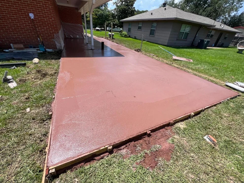 Rear Patio Stamp A by Flores Concrete - Photo 33