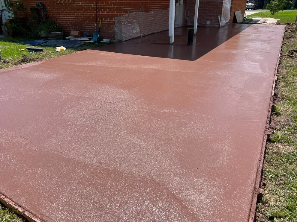 Rear Patio Stamp A by Flores Concrete - Photo 18