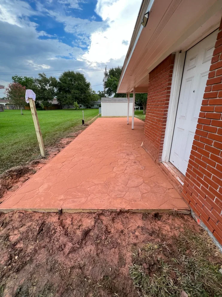 Rear Patio Stamp A by Flores Concrete - Photo 29