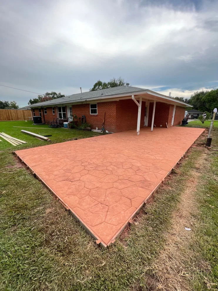 Rear Patio Stamp A by Flores Concrete - Photo 28