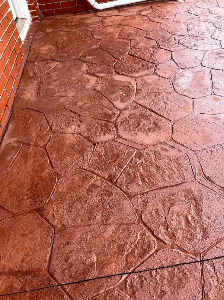 Rear Patio Stamp A by Flores Concrete - Photo 25