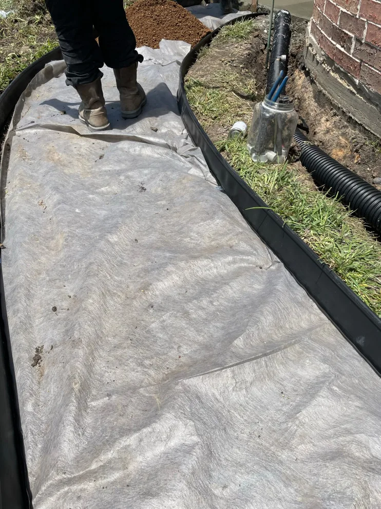 Stamped Back Patio by Flores Concrete - Photo 12