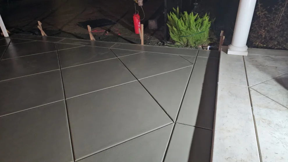 Outdoor Concrete Patio Setup by Valdivia's Concrete - Photo 3