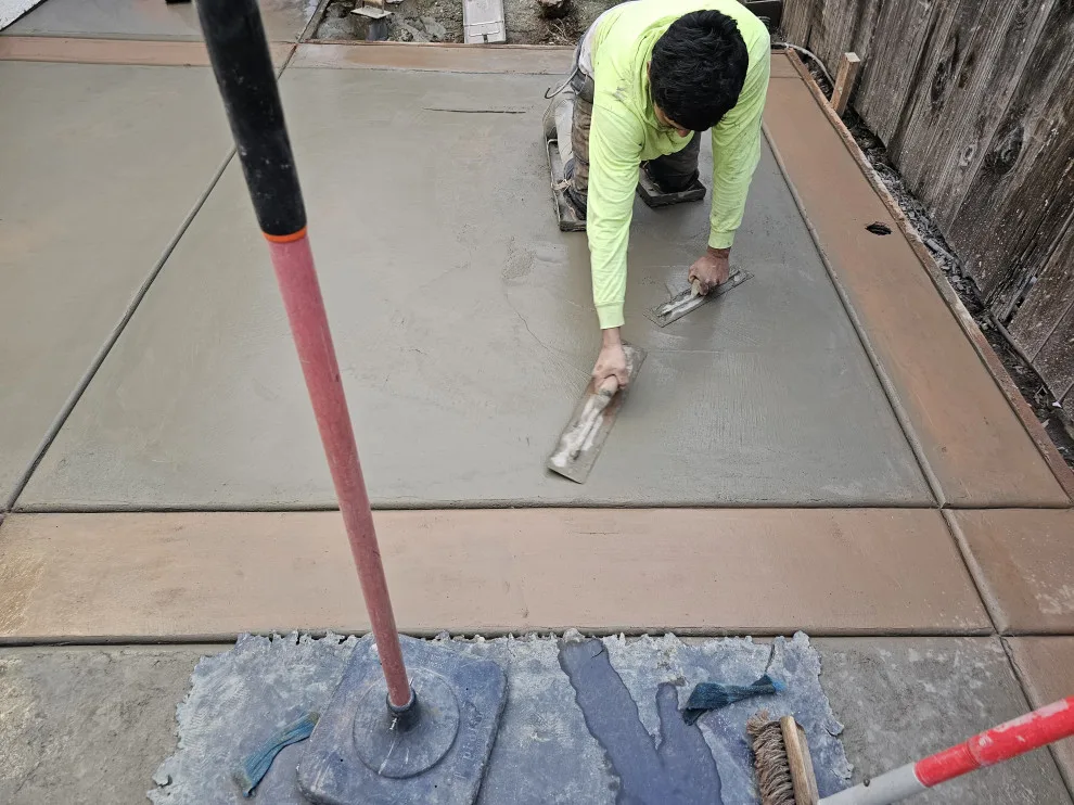 Outdoor Concrete Patio Setup by Valdivia's Concrete - Photo 17