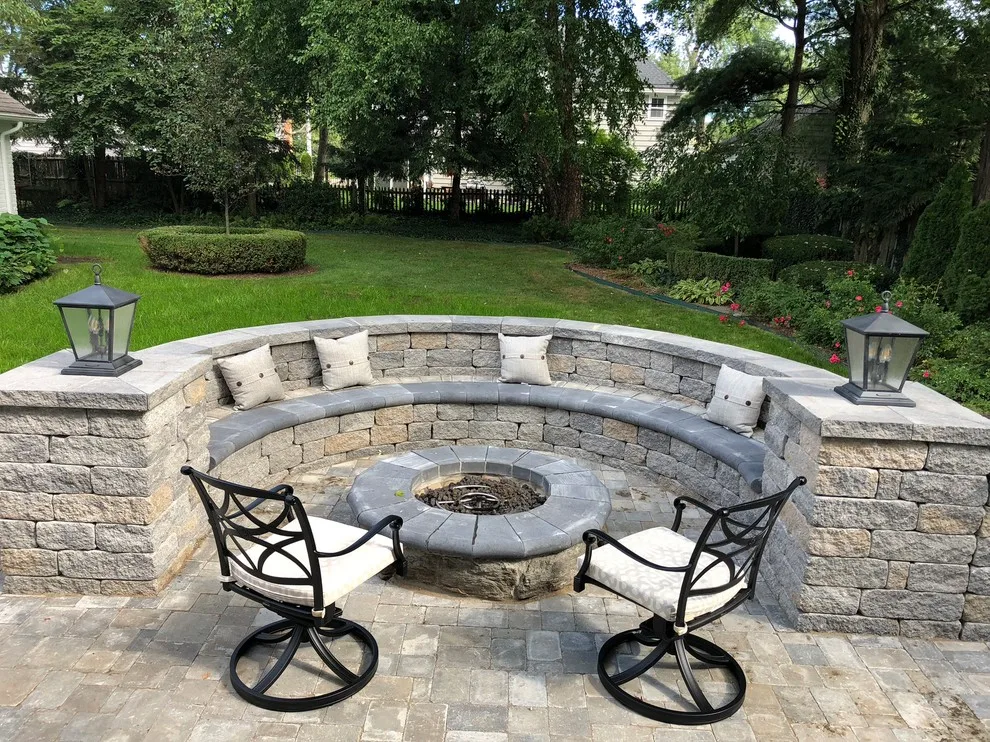 Outdoor Culinary Space and Fire Pit by Brixnstone, Llc - Photo 3