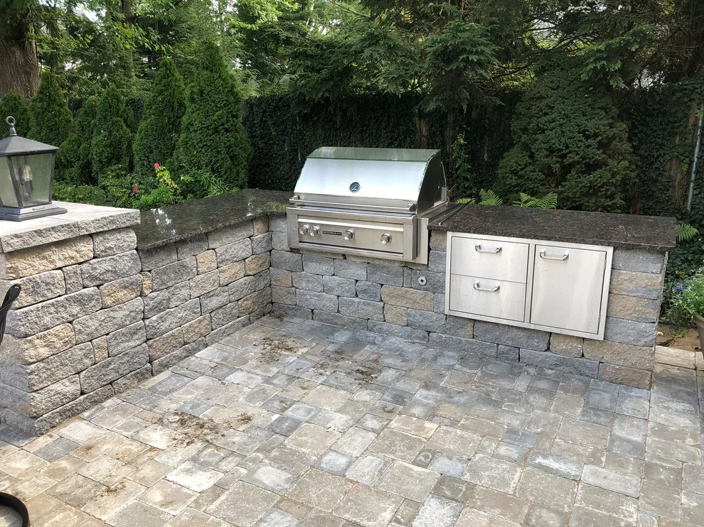 Outdoor Culinary Space and Fire Pit by Brixnstone, Llc - Photo 2