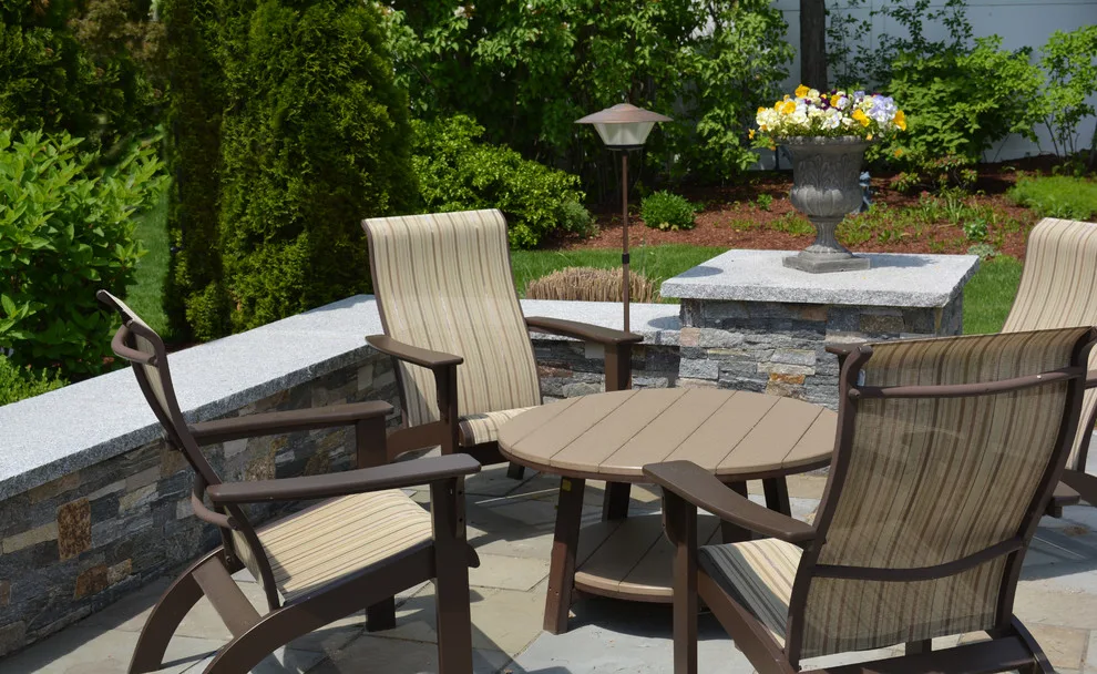 Patio Space in Milford, NH by Swenson Granite Works - Photo 3