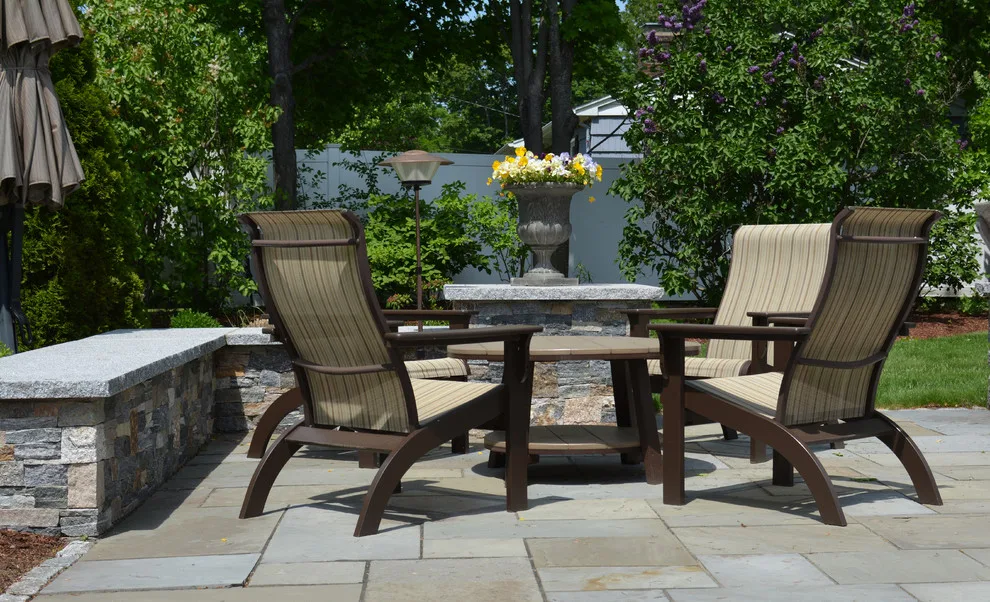 Patio Space in Milford, NH by Swenson Granite Works - Photo 4